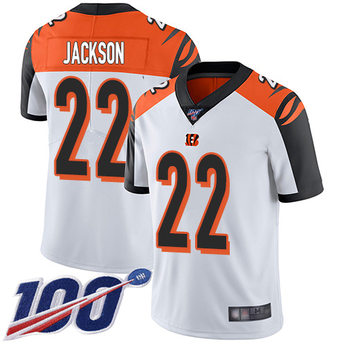 Cincinnati Bengals Limited White Men William Jackson Road Jersey NFL Footballl #22 100th Season Vapor Untouchable->cincinnati bengals->NFL Jersey